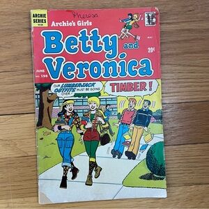 “Archie’s Girls”Betty and Veronica Comic Book Retro
